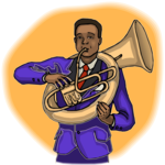 Tuba Player 6 Clip Art
