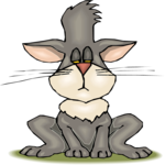 Cat - Bored Clip Art