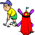 Miniature Golf 3 Clip Art