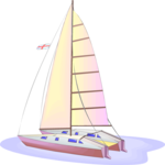 Catamaran 7 Clip Art