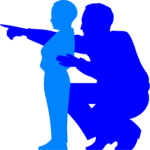 Father & Child 1 Clip Art