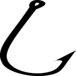 Fishing Hook 09 Clip Art