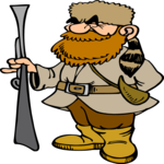 Frontier Man 9 Clip Art