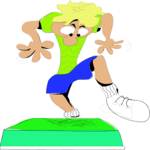 Aerobics - Step 05 Clip Art