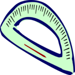 Protractor 1 (2) Clip Art