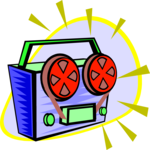 Reel-to-Reel 7 Clip Art