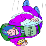 Sky Diving 22 Clip Art