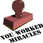 You Worked Miracles Clip Art