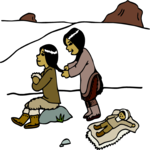 Eskimo Girls Clip Art