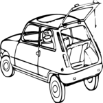 Hatchback 02 Clip Art