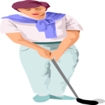 Golfer 55 Clip Art