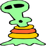 Space Alien 135 Clip Art