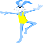 Ballet - Rabbit Clip Art