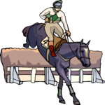 Equestrian 08 Clip Art