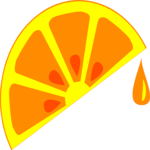 Orange Slice 4 Clip Art