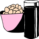 Chips & Drink Clip Art