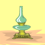 Oil Lamp 13 Clip Art