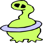 Space Alien 073 Clip Art