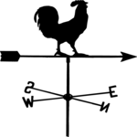 Weather Vane 04 Clip Art