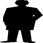 Man in Coat 1 Clip Art