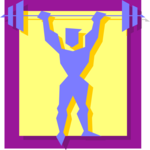 Weight Lifting 30 Clip Art