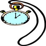 Stop Watch - Analog 12 Clip Art