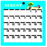 54 August - Thurs Clip Art