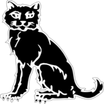 Cat 12 Clip Art