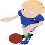 Soccer - Player 65 Clip Art