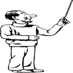 Conductor 08 Clip Art