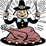 Pilgrim & Turkey Clip Art