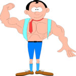 Man on Steroids 3 Clip Art