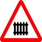 Railroad Xing - Gates 2 Clip Art