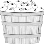 Apples - Bushel 1 Clip Art