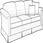 Sofa 02 Clip Art