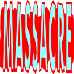 Massacre - Title Clip Art