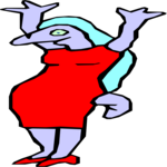 Mutant Female 58 Clip Art