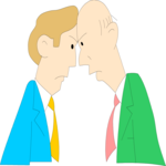 Confrontation 1 Clip Art