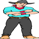 Cowboy 17 Clip Art