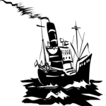 Cargo Ship 01 Clip Art