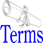 Terms Clip Art