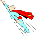 Super Hero 06 Clip Art
