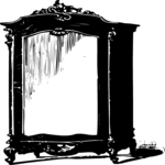 Antique Style Wardrobe 2 Clip Art