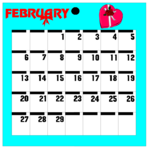 87 February Leap - Tues Clip Art