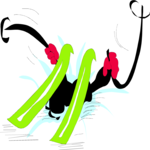 Skier 31 Clip Art