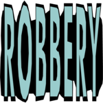 Robbery - Title Clip Art