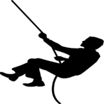 Rappelling Clip Art