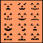Pumpkin Background 03 Clip Art