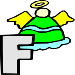 Angel F Clip Art