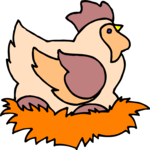 Chicken 24 Clip Art